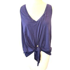 Lululemon Tie Front Purple Tank Top
